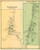 Washington and East Corinth Villages, Vermont 1877 Old Town Map Reprint - Orange Co.