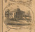Joseph Deitz Residence  Seneca - McHenry Co. , Illinois 1862 Old Town Map Custom Print - McHenry Co.