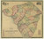 Lancaster County Pennsylvania 1851 - Old Map Reprint