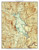 Newfound Lake 1927 - Custom USGS Old Topo Map - New Hampshire