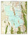 Great Salt Lake 1958 - Custom USGS Old Topo Map - Utah Great Salt Lake 1958 - Custom USGS Old Topo Map - Utah