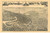 Stockton, California ca 1895 Bird's Eye View