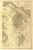 East Penobscot Bay, Maine 1910 - Old Map Reprint - Maine Coastline