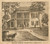 Crawford Residence, Florence, Michigan 1858 Old Town Map Custom Print - St. Joseph Co.