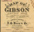 Map Cartouche, Gibson Co. Tennessee 1877 Old Town Map Custom Print
