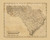South Carolina 1812 Lewis - Old State Map Reprint