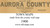 Map Cartouche, Aurora Co, South Dakota 1900 Old Town Map Custom Print - Aurora Co.