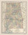 Alabama 1891 Matthews-Northrup Co. - Old State Map Reprint