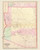 Arizona 1874 Asher & Adams - Old State Map Reprint