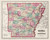 Arkansas 1873 Gray - Old State Map Reprint