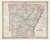 Arkansas 1874 Colton - Old State Map Reprint