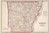 Arkansas 1876 Gray - Old State Map Reprint Arkansas 1876 Gray - Old State Map Reprint