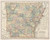 Arkansas 1891 Matthews-Northrup - Old State Map Reprint