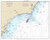 Chart of Lighthouses and Beacons - Cape Fear to Winyah Bay 2013 - Old Map Custom Print General 1100s