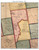 Mariaville and Waltham, Maine 1860 Old Town Map Custom Print - Hancock Co.