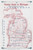 Michigan 1854 Larrance - County Seats - Old State Map Reprint