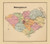 Broadkiln, Delaware State Atlas 1868 Old Town Map Reprint - Sussex Co.
