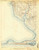 Weeks Bay, Alabama 1943 (1943) USGS Old Topo Map Reprint 15x15 AL Quad 305729