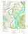 Jericho, Arkansas 1975 (1975) USGS Old Topo Map Reprint 15x15 AR Quad 260125