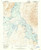 Virgin Basin, Nevada 1953 (1955) USGS Old Topo Map Reprint 15x15 AZ Quad 321404