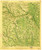 Brooklet, Georgia 1921 () USGS Old Topo Map Reprint 15x15 GA Quad 247358