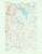 Caucomgomoc Lake, Maine 1958 (1966) USGS Old Topo Map Reprint 15x15 ME Quad 306518
