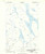 Ragged Lake, Maine 1954 (1955) USGS Old Topo Map Reprint 15x15 ME Quad 460442