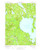 Sebago Lake, Maine 1942 (1965) USGS Old Topo Map Reprint 15x15 ME Quad 460851