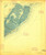 Atlantic City, New Jersey 1894 (1909) USGS Old Topo Map 15x15 NJ Quad