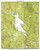 Newfound Lake 1956 - Custom USGS Old Topo Map - New Hampshire
