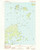 North Haven East, Maine 1982 (1983) USGS Old Topo Map Reprint 7x7 ME Quad 102827