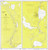 St Johns River - Lake Dexter to Lake Harney 1974 - Old Map Nautical Chart AC Harbors 11498 - Florida (East Coast)