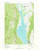 Cascade, Idaho 1954 (1956) USGS Old Topo Map Reprint 15x15 ID Quad 238973