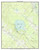 Baxter Lake 1987 - Custom USGS Old Topo Map - New Hampshire - Lake Winnipesaukee Area