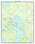 Mirror Lake 1987 - Custom USGS Old Topo Map - New Hampshire - Lake Winnipesaukee Area