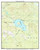 Pemigewasset Lake 1987 - Custom USGS Old Topo Map - New Hampshire - Lake Winnipesaukee Area
