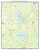 Upper Beech Pond and Lower Beech Pond 1987 - Custom USGS Old Topo Map - New Hampshire - Lake Winnipesaukee Area