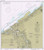 Cleveland Harbor 1985 Lake Erie Harbor Chart Reprint Great Lakes Harbors #3 - 354