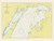 North End of Lake Michigan 1950 Lake Michigan Harbor Chart Reprint Great Lakes 7 - 70