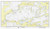 Rainy Lake West - Yellow 1976 Minnesota-Ontario Border Lakes Nautical Chart Reprint Great Lakes 8 - Custom