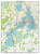 Lindstrom Area Lakes 1974 - Custom USGS Old Topo Map - Minnesota - Lindstom Area