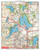 Lake Owasso and Vadnais Lake 1967 - Custom USGS Old Topo Map - Minnesota - Minneapolis Area