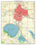 Litchfield City and Lake Ripley 1967 - Custom USGS Old Topo Map - Minnesota - Willmar Area
