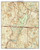 Lake Monomonac 1946 - Custom USGS Old Topo Map - Massachusetts 7x7 Custom - Lakes Not Quabbin