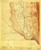 Canutillo, Texas 1919 () USGS Old Topo Map Reprint 15x15 TX Quad 189293