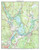 Mansfield Hollow Lake 1983 - Custom USGS Old Topo Map - Connecticut
