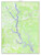 Lake Oconee 1972 - Custom USGS Old Topo Map - Georgia Lakes