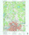 Lowell, Massachusetts 1966 (1989) USGS Old Topo Map Reprint 7x7 MA Quad 350244