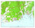 Old Lyme Seacoast - Point O' Woods - White Sands Beach - Rocky Neck - 7x7 Coast 18 1958 - Custom USGS Old Topo Map - Connecticut