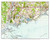 Westport Seacoast - Saugatuck Shores - Compo - Sherwood Island State Park - 7x7 Coast 5 1951 - Custom USGS Old Topo Map - Connecticut